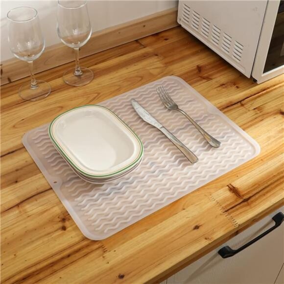 Silicone DishDrying Mat for Multiple Usage,Easyclean,Eco-friendly,Heat-resistant - Picture 6 of 7